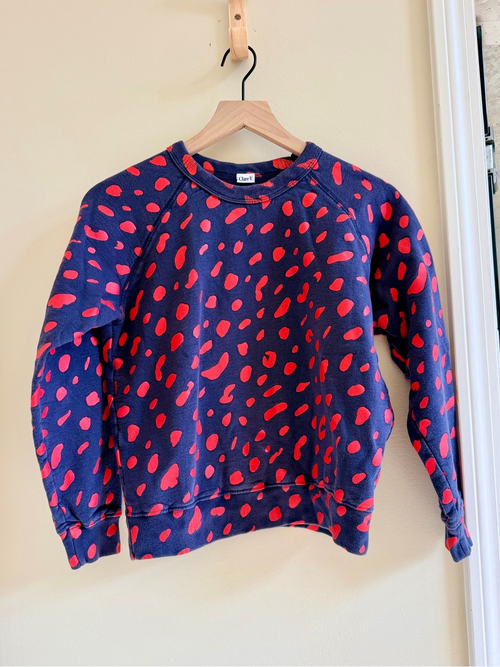 Clare v jag womens sweatshirt